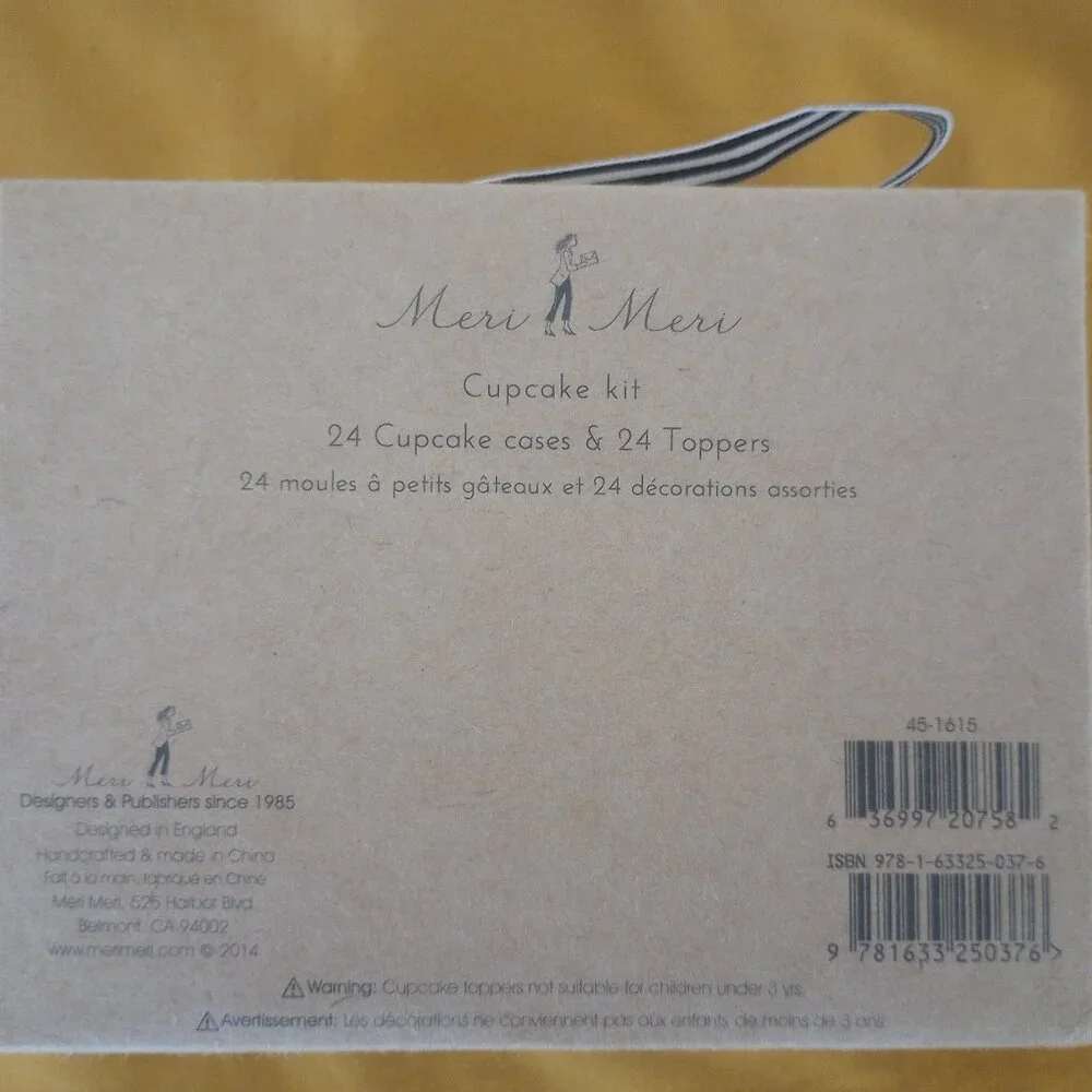 Meri Meri- Woodland creatures cupcake set-Brand new/sealed